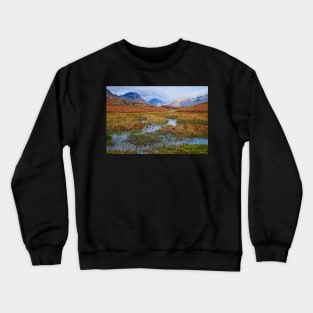 English Lake District Fells and Mountains near Wastwater Crewneck Sweatshirt